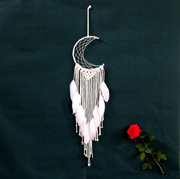 Dreamcatcher mặt trăng khuyết nắm bắt giấc mơ đẹp