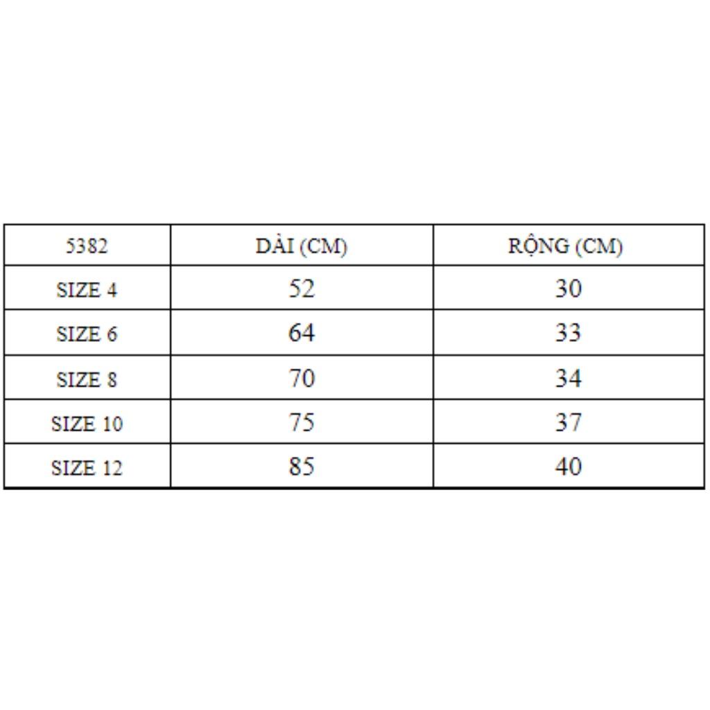 Váy đầm bé gái ngắn tay RABITY chất cotton đuôi cá hai lớp hình công chúa Elsa 5382.5563