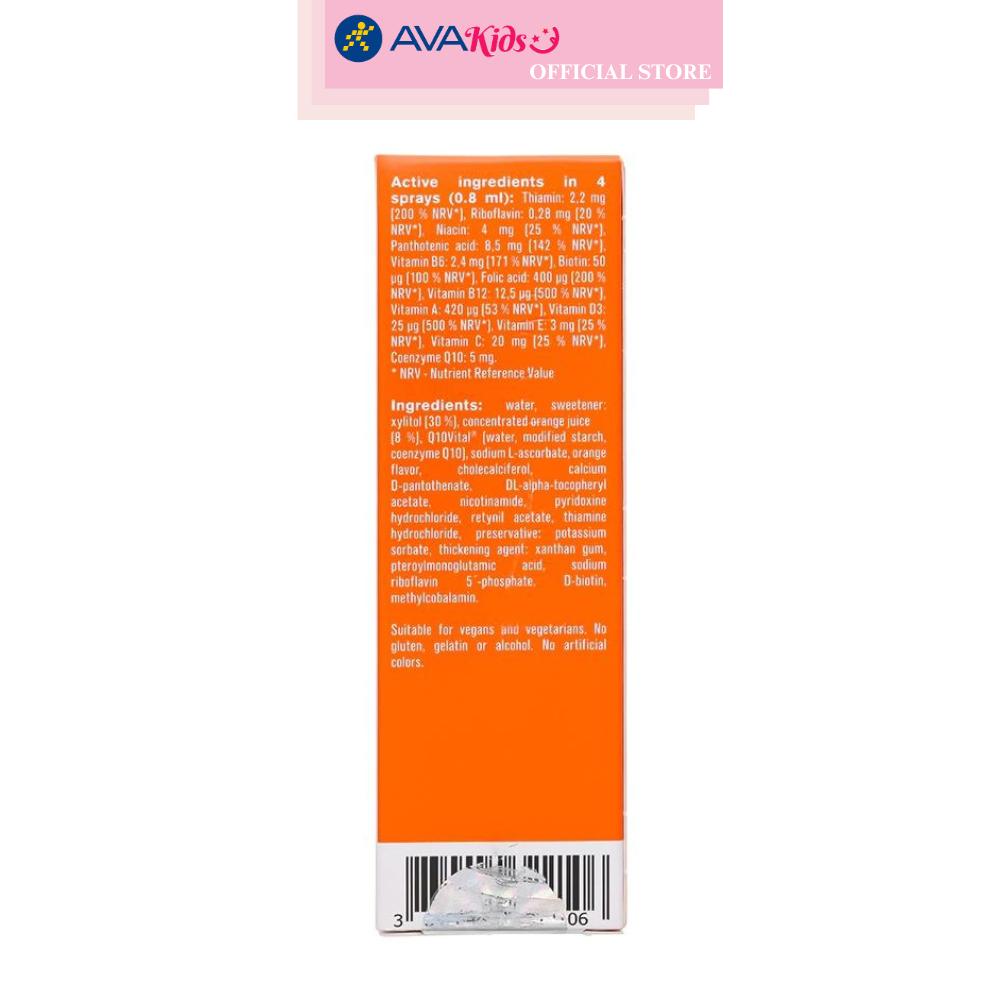 Lọ xịt Valens Upgro Multivitamin hỗ trợ tăng sức đề kháng 25 ml (từ 6 tháng)
