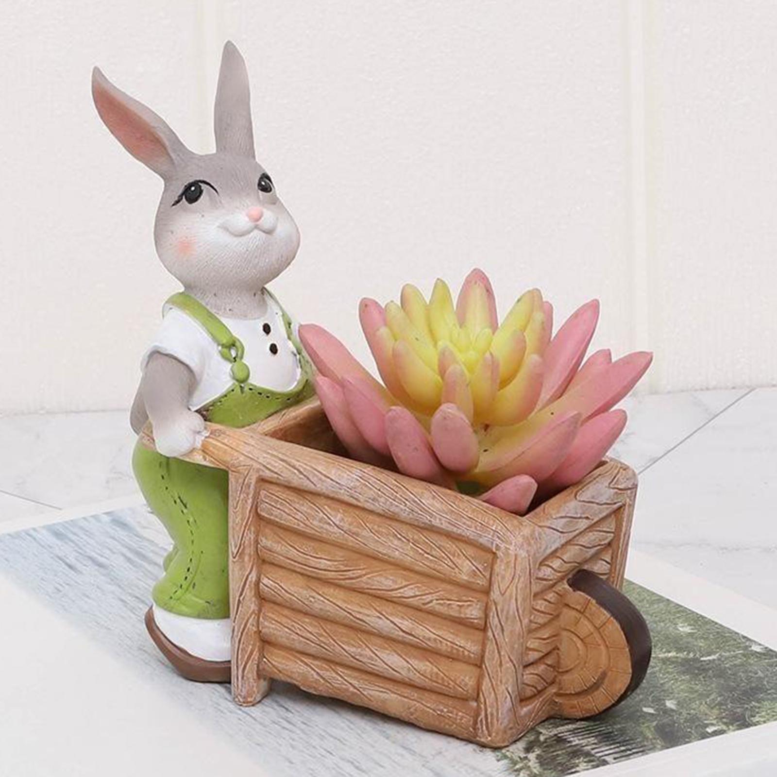 Succulent Plants Planter Flowerpot Resin Flower Pot Desktop Holder