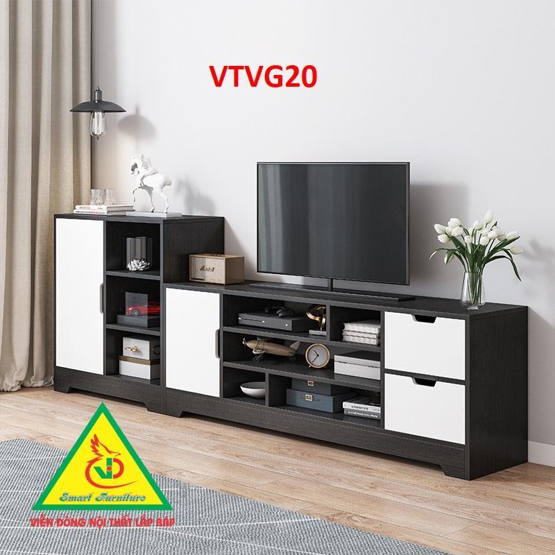 Kệ Ti Vi để sàn Trang Trí VTVG20 - Nội Thất Lắp Ráp Viendong Adv