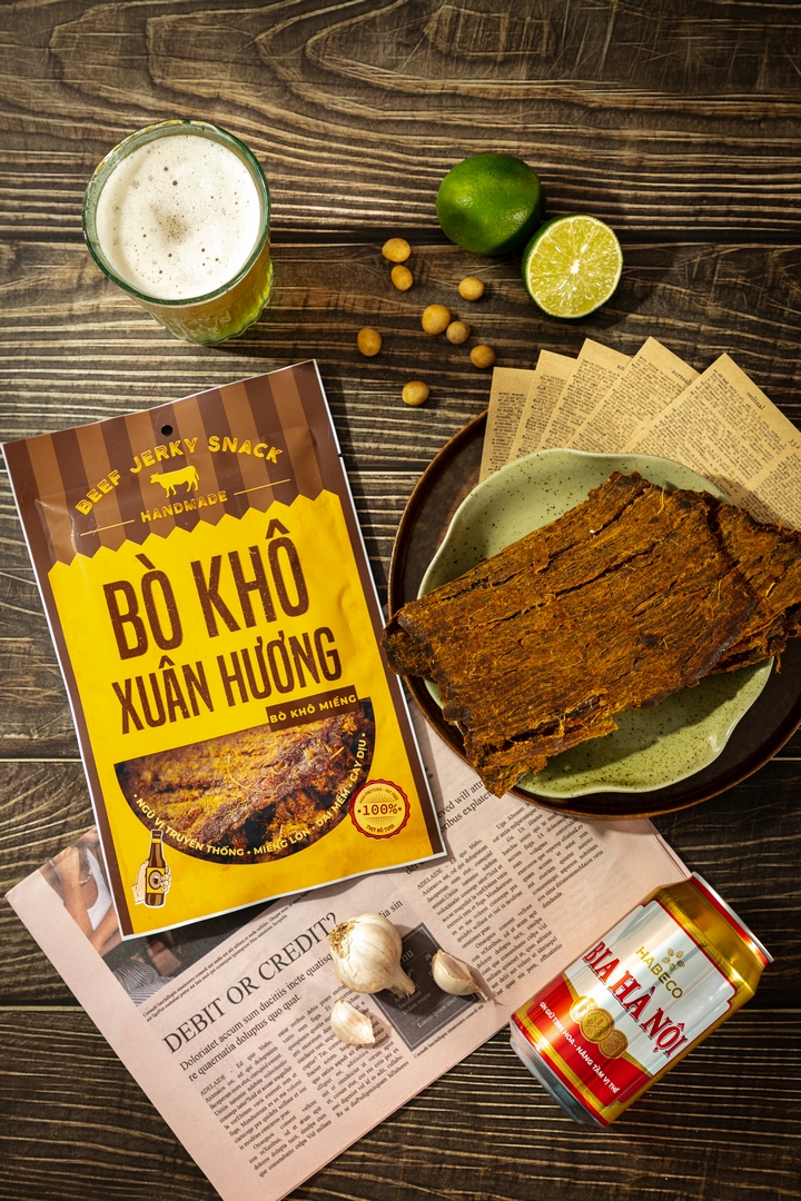 Bò Khô Miếng XUÂN HƯƠNG vị truyền thống đặc biệt thơm ngon 30g