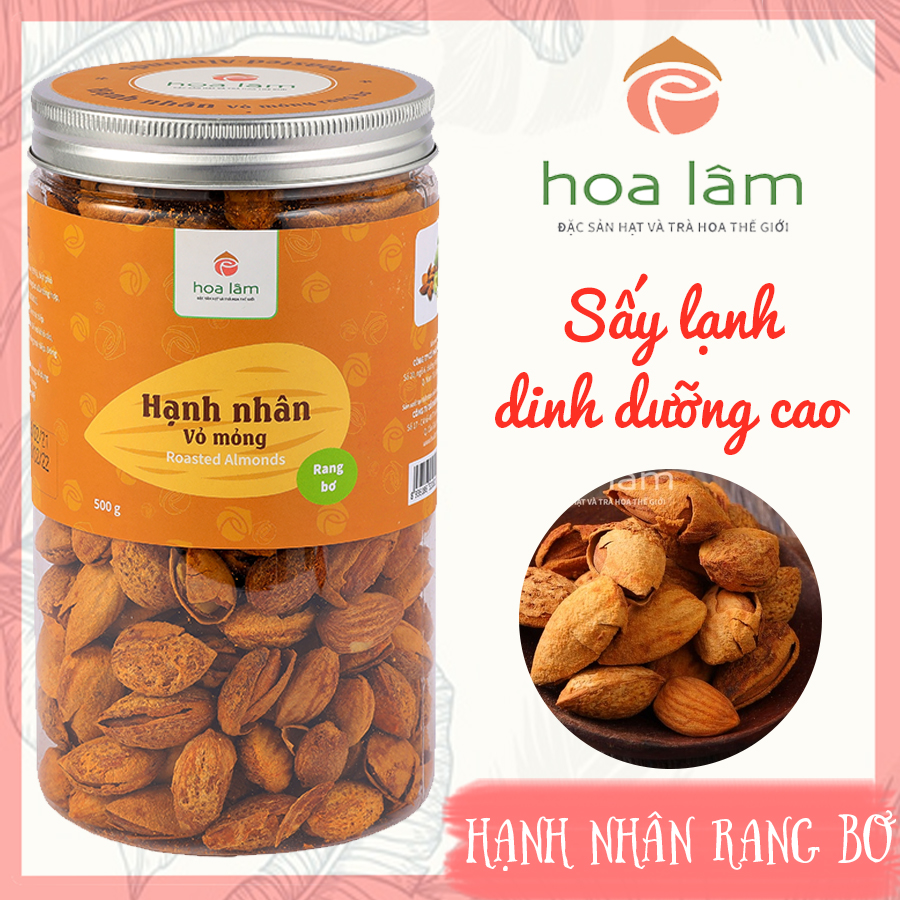 Hạt Hạnh Nhân Mỹ Rang Bơ Đặc Biệt - Vỏ Mỏng