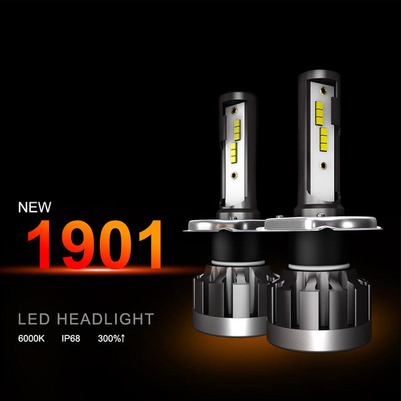 Đèn Led Siêu Sáng 12v H1 H4 H7 H11 Led 9005 9006 6000k