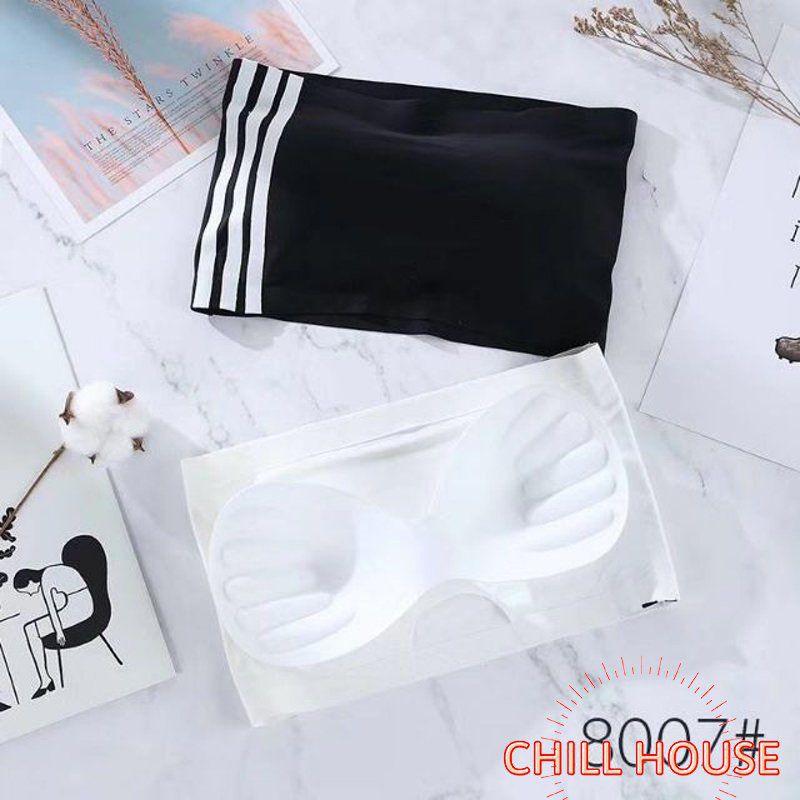 HÓT HÍT-Áo Bra Quây Đúc Su Trơn Không Dây kẻ sọc 8008 HÓT HÍT - CHILLHOUSE