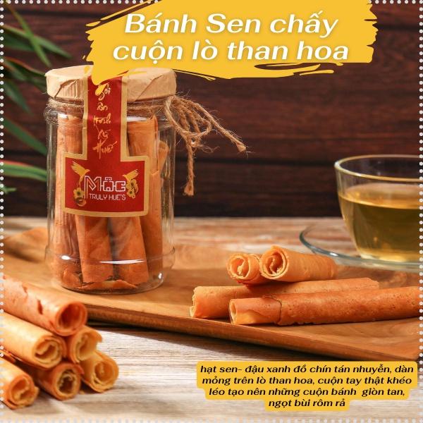 BÁNH SEN CHẤY CUỘN LÒ THAN HOA ]- ĐẶC SẢN TRUYỀN THỐNG HUẾ [VSATTP]