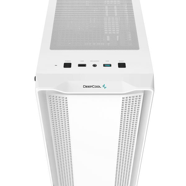 Vỏ máy tính Case Deepcool CC560 [TRẮNG] sẵn 4 Fan LED Gaming Kính cường lực (ATX, M-ATX, ITX) - Hàng chính hãng Viễn Sơn phân phối