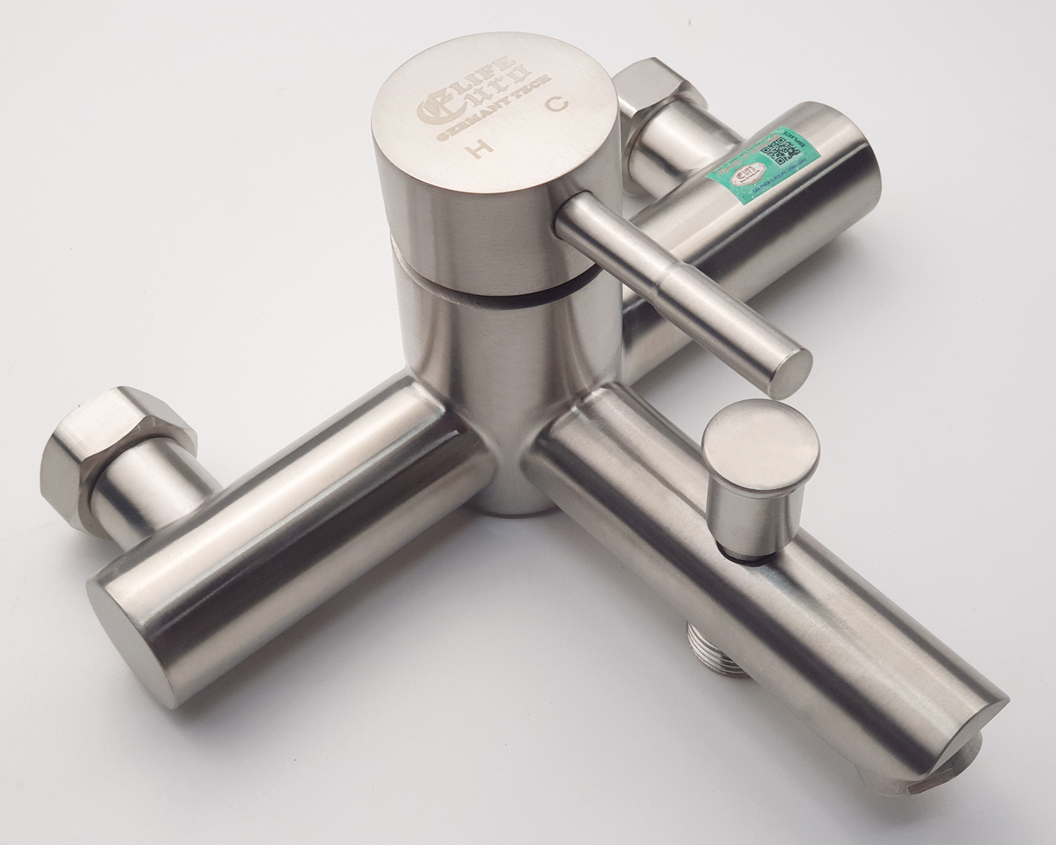 Bộ vòi sen nóng lạnh Inox SUS 304 Eurolife EL-1201