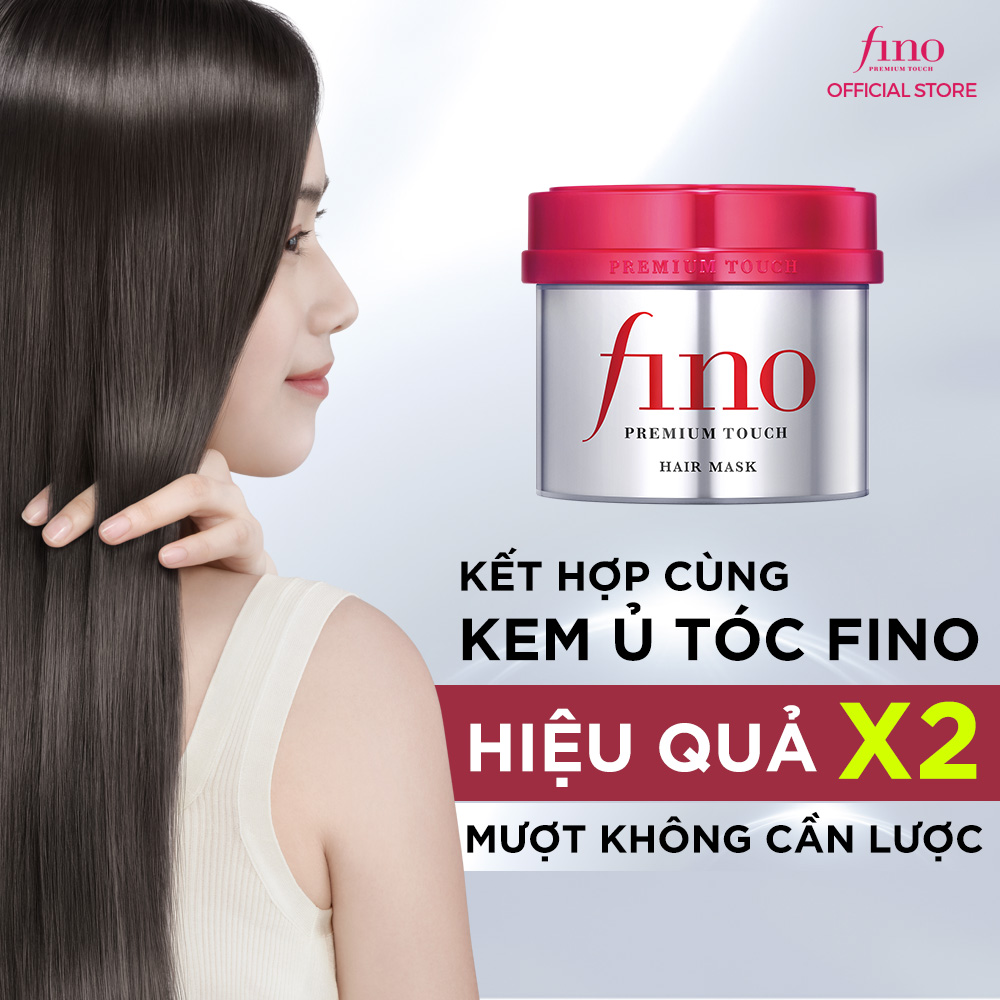 [TIẾT KIỆM HƠN] Bộ 2 Kem ủ tóc cao cấp FINO Premium Touch 230g + Dầu dưỡng tóc cao cấp FINO PREMIUM TOUCH HAIR OIL B 70m