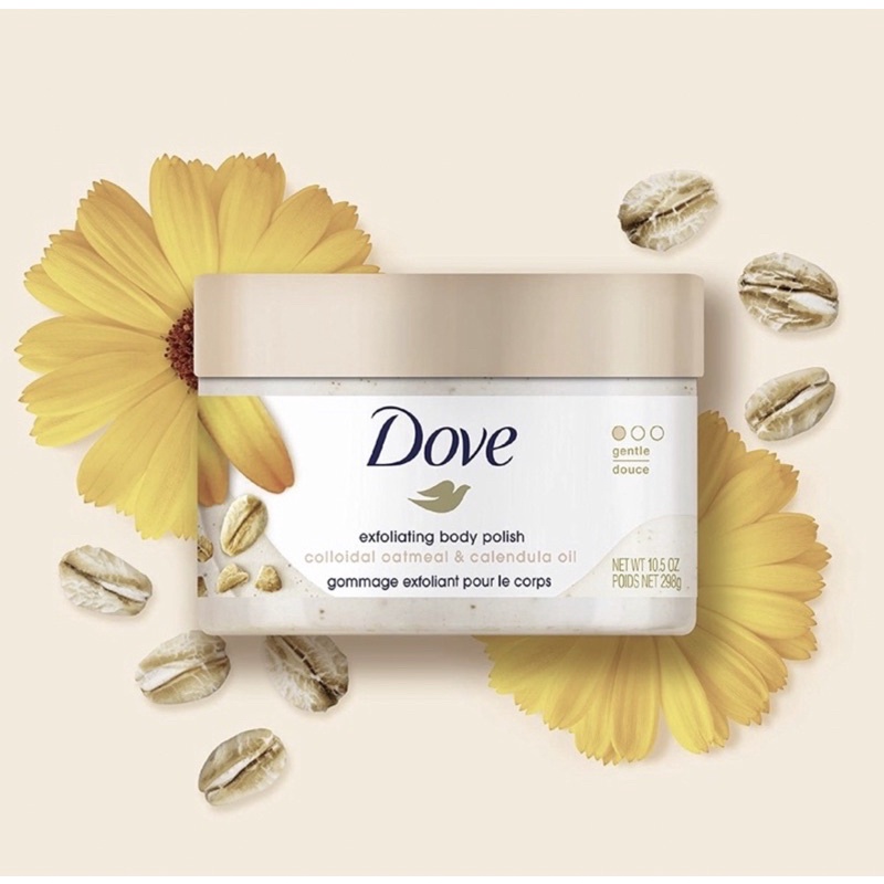 Tẩy Da Chết Toàn Thân DOVE Exfoliating Body Polish 298g(Bản Mĩ)