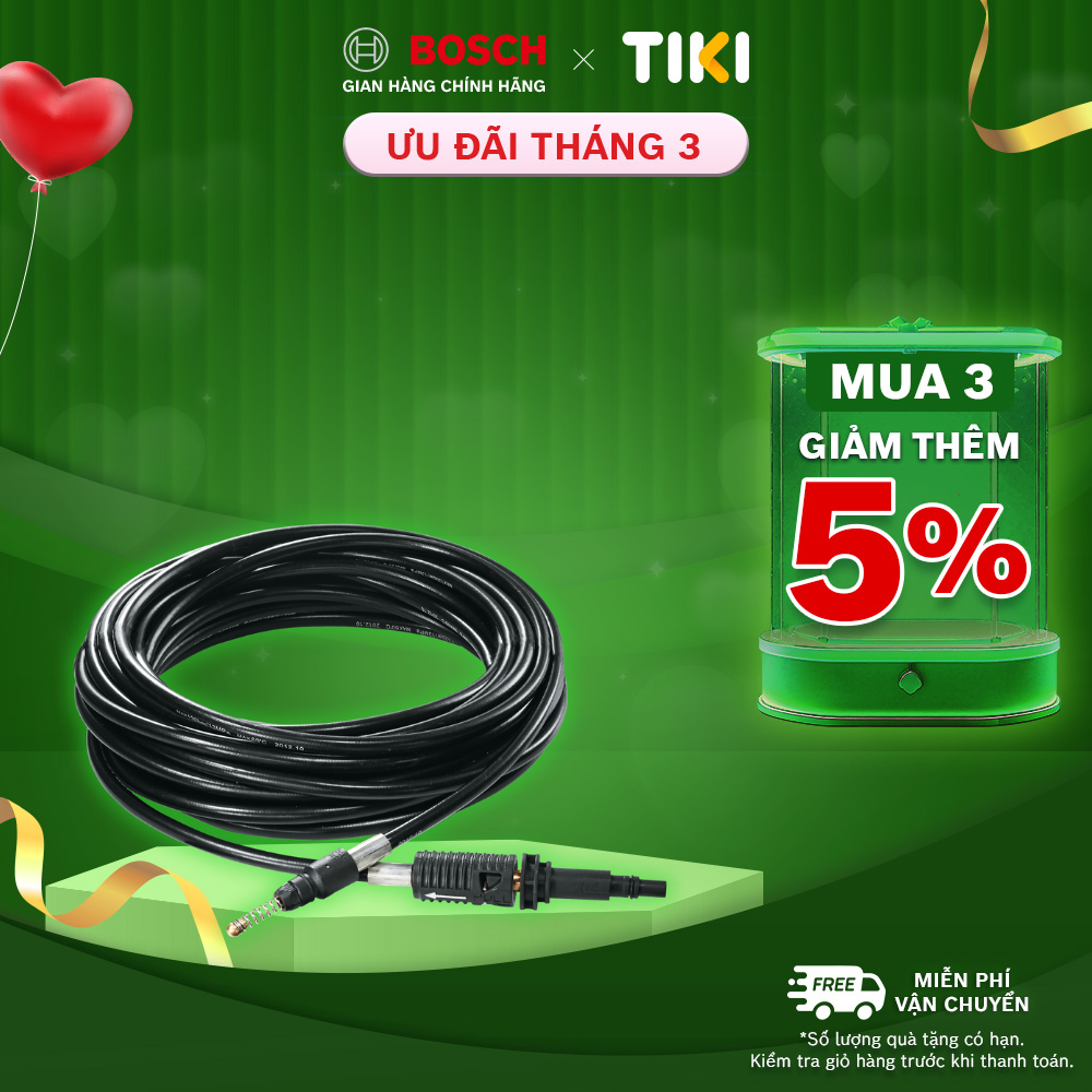 Phụ kiện rửa ống 10 mét Bosch