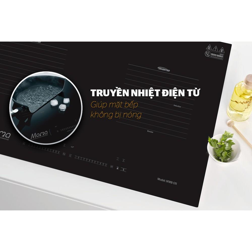 Bếp đôi điện từ SUNHOUSE MAMA MMB-01I - Công suất 4200W, Bảo hành 36 tháng tại nhà - Hàng chính hãng
