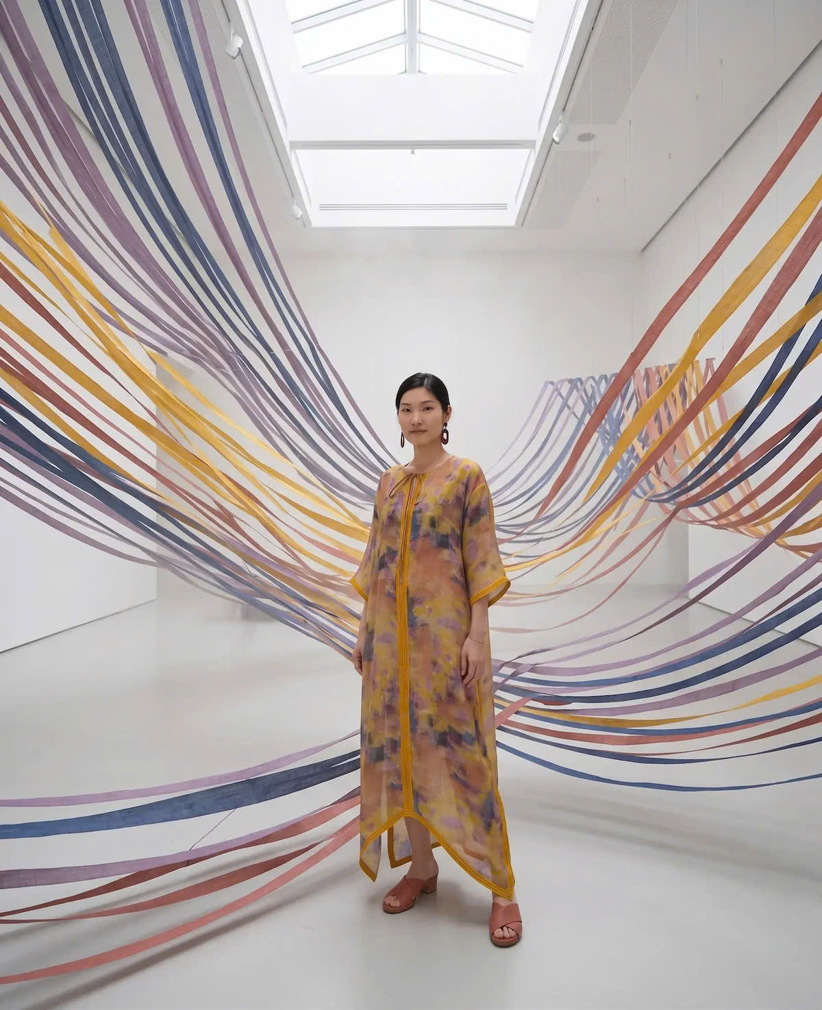 Đầm Kaftan Ramie Thuỷ Ảnh Dre240 Thời trang thiết kế Hity