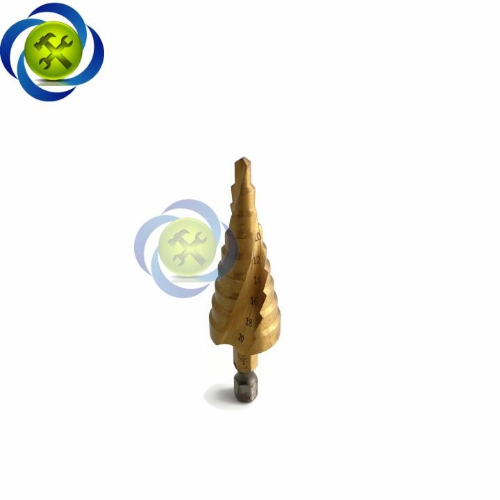 Mũi khoan tháp xoắn đuôi lục giác 4-20mm L+R+T LRT-KX02