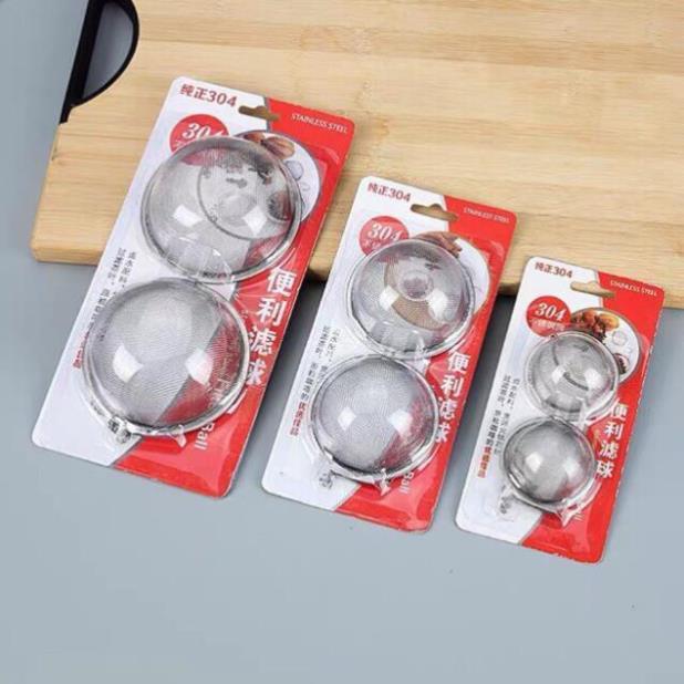 Quả lọc trà, lọc nước phở, lọc nước thảo dược inox 304, 3 cỡ