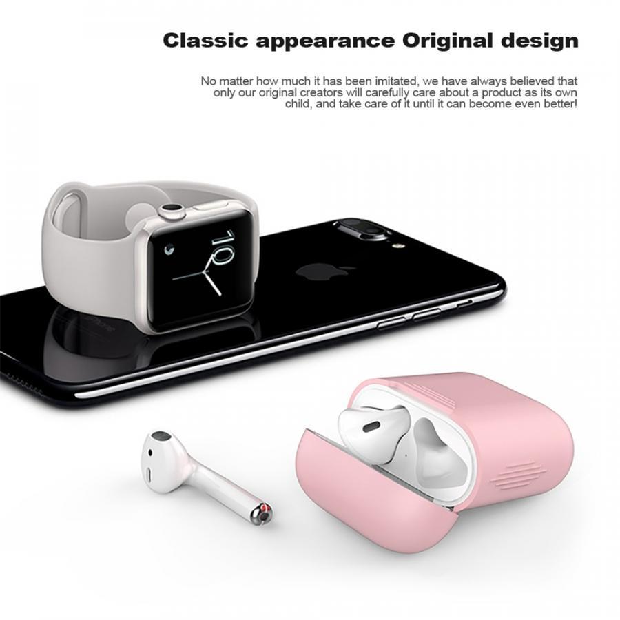 Bao case silicon cho tai nghe Apple Airpods / Earpods - Hàng nhập khẩu