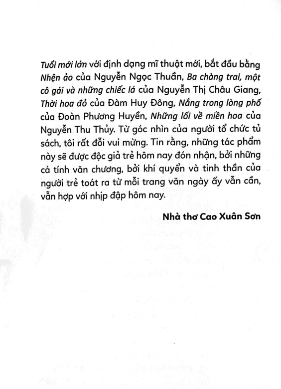Thời Hoa Đỏ [Văn Học Tuổi Mới Lớn]
