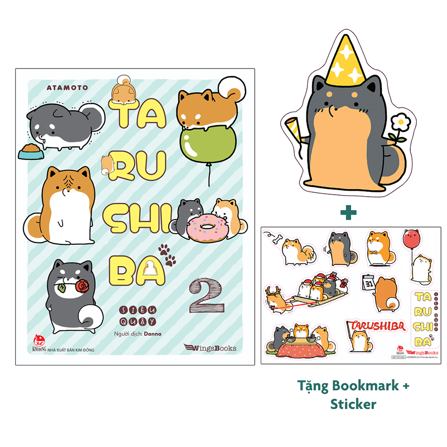 Combo Taru Shiba Siêu Quậy (2 Tập) [Tặng Bookmark + Sticker]