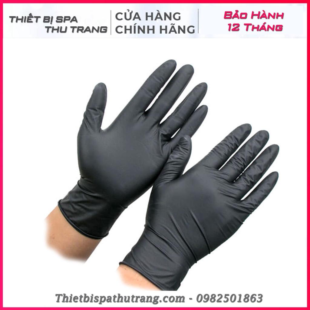 Gang Tay Cao Su Đen Phun Xăm