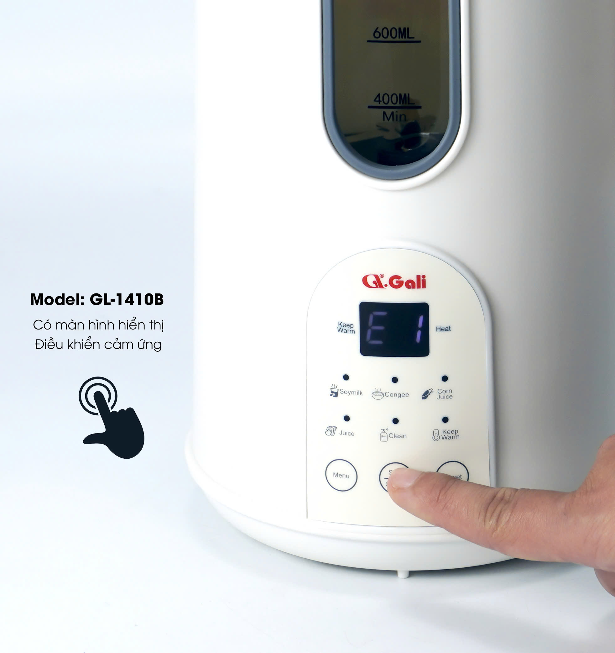 [SẴN HÀNG] Máy làm sữa hạt Gali GL-1410B. Hàng nhập khẩu chất lượng cao, bảo hành 24 tháng.