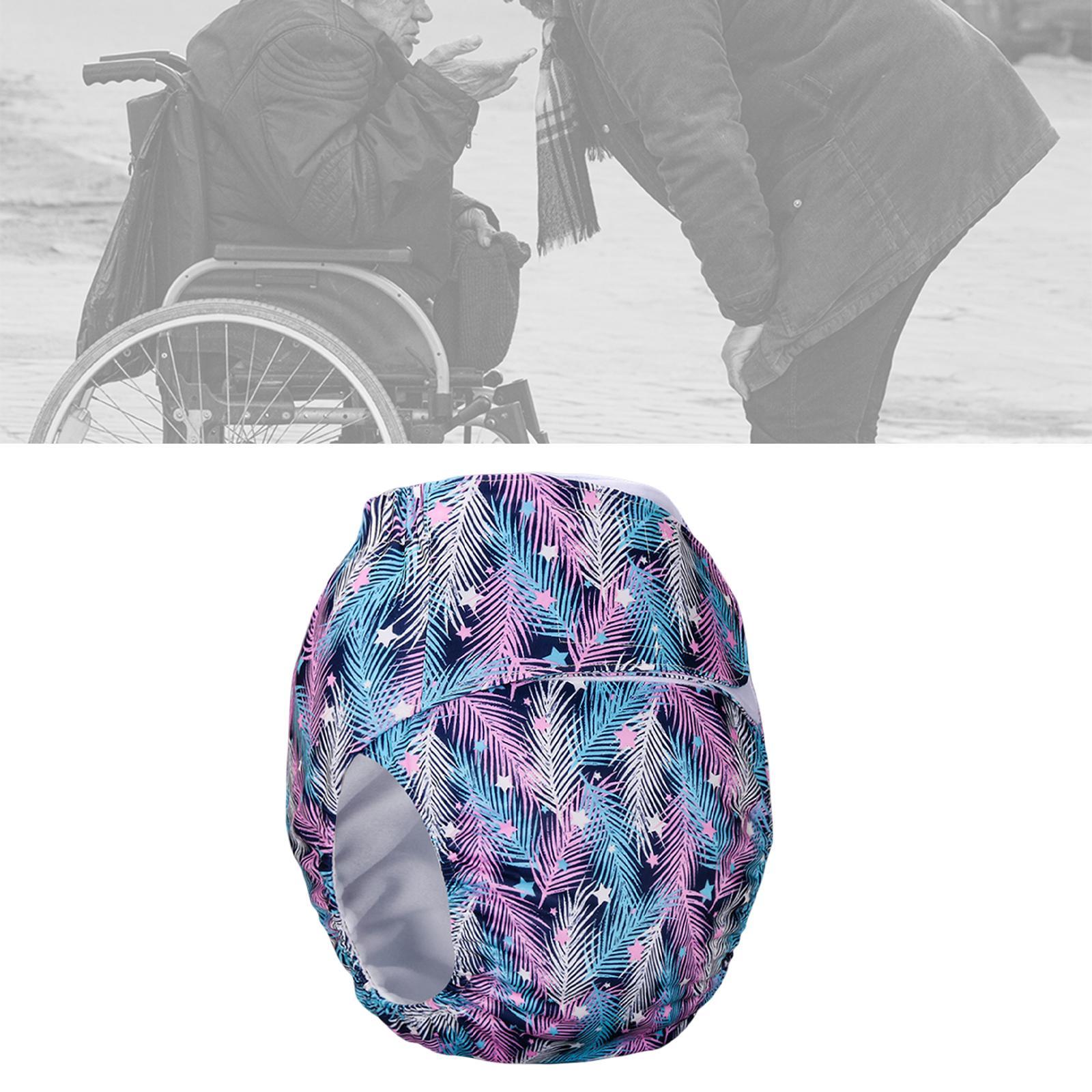 Adjustable Adult Cloth Diaper Washable Portable for Women Men Disabled
