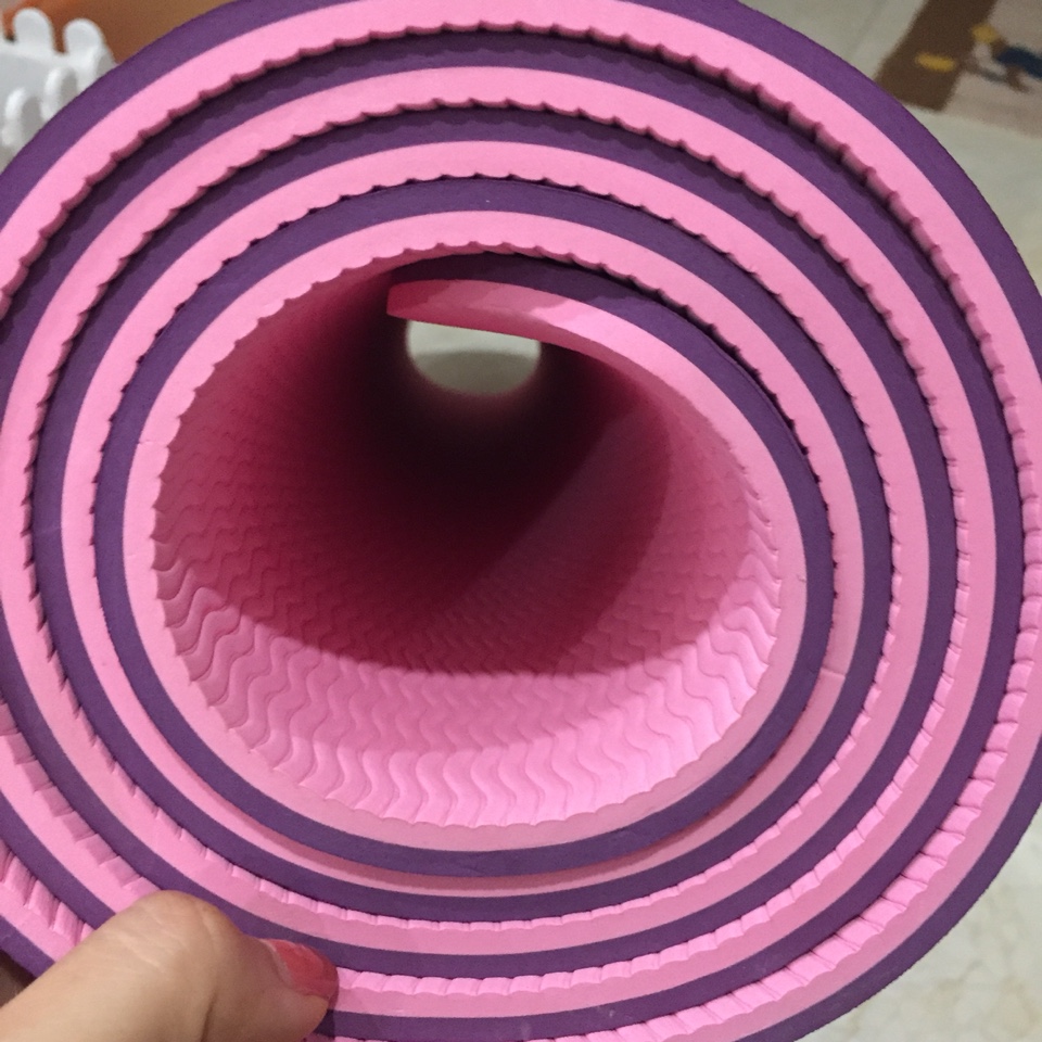 Thảm tập TPE YOGA MAT cao cấp 8mm 2 lớp tặng kèm túi