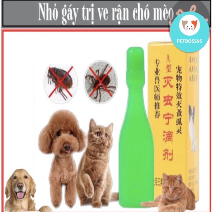 Chai thuốc trị ve rận cho thú cưng chó mèo 2.5ml