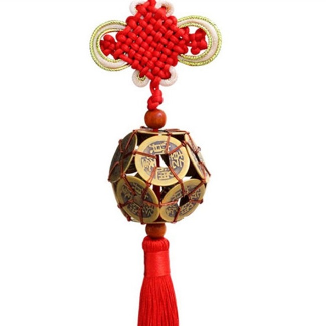 Dây xu Kim Tiền Bảo 32cm phong thuỷ chiêu lộc,tài,hoá sát