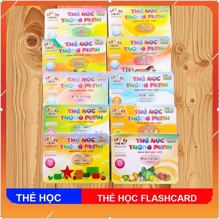 Thẻ học thông minh song ngữ bibo - đồ chơi thông minh flashcard anh việt giúp bé khám phá thế giới xung quanh