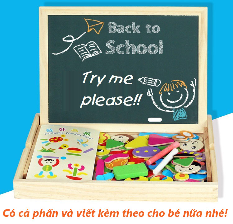 Tranh ghép nam châm 70 mảnh - Khu vườn và thú cưng của bé