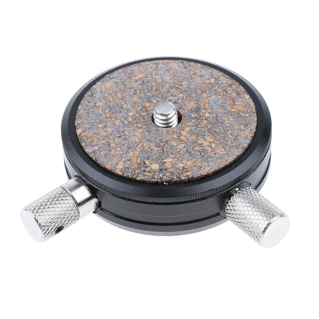 Tripod Pan Tilt Quick Release Plate Adapter DSLR Camera Mounting Platform 1/4" Screw for Flash Hot Shoe