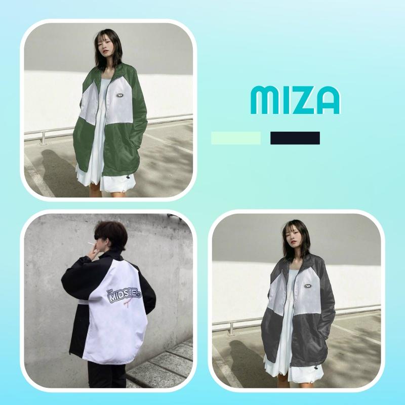 Áo bomber jacket dù 2 lớp khoác nữ nam unisex gió cúc bấm form rộng local brand ulzzang phong cách hàn quốc đep MIDSIZE