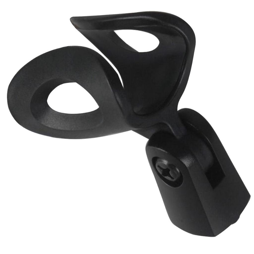 Microphone Mic Clip Holder for 26-30mm Mic Stand Adapter Tabletop Mic Parts