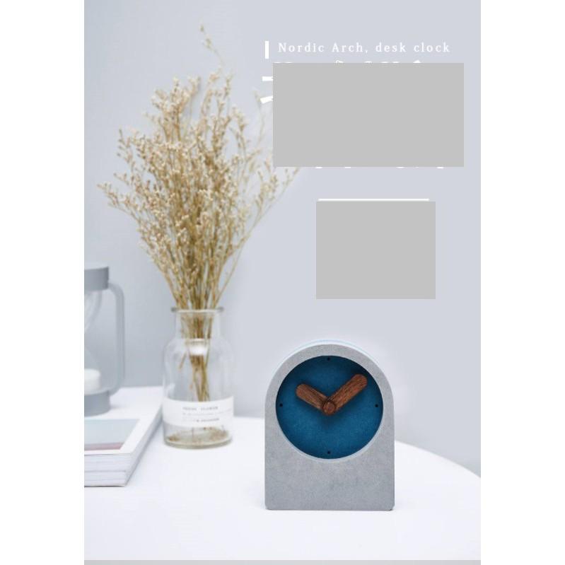 Đồng hồ decor phòng ngủ vintage theo phong cách Bắc Âu cổ điển