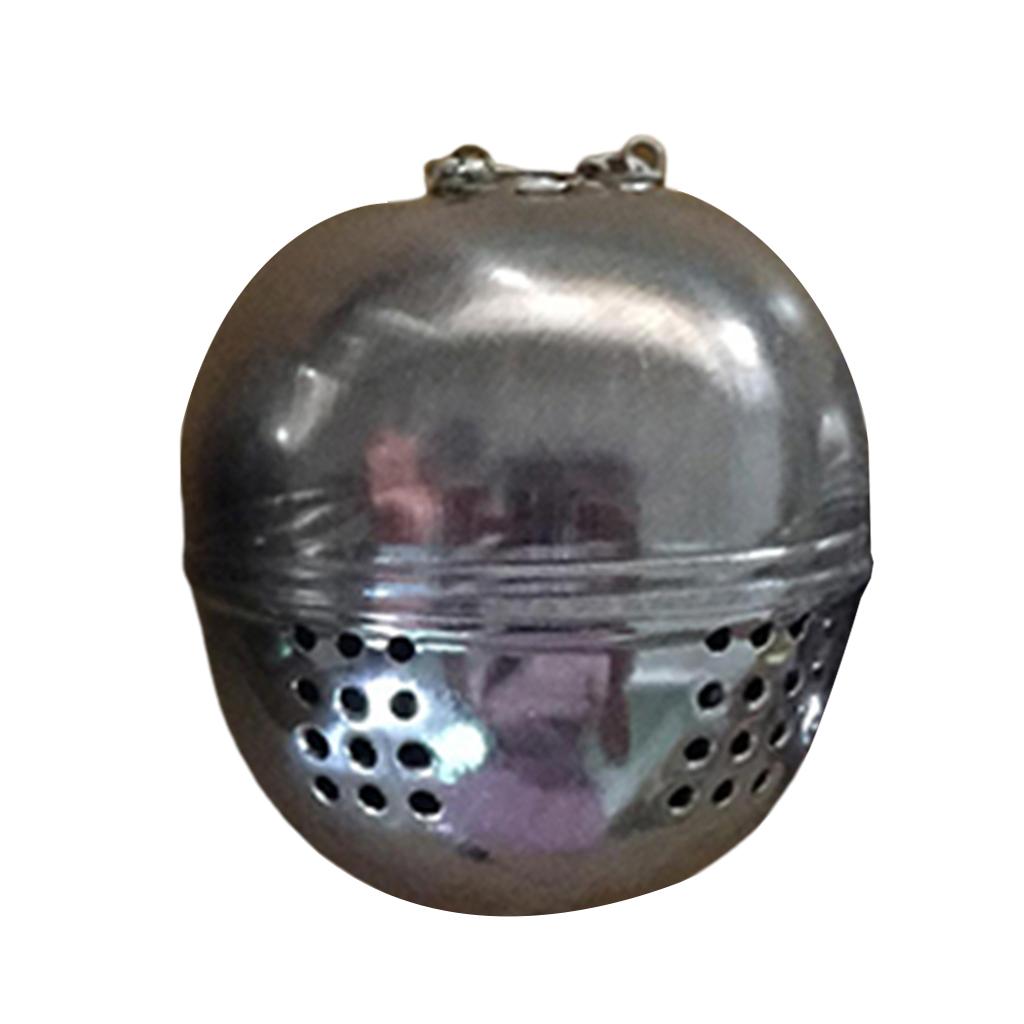 Set of 2 Premium Stainless Steel Tea & Spice Balls - Perfect Even Mesh Strainer for Loose Leaf Tea, Seasoning, Spices