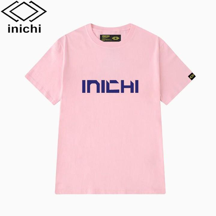 Áo thun unisex in chữ INICHI phong cách đơn giản 4 màu I22