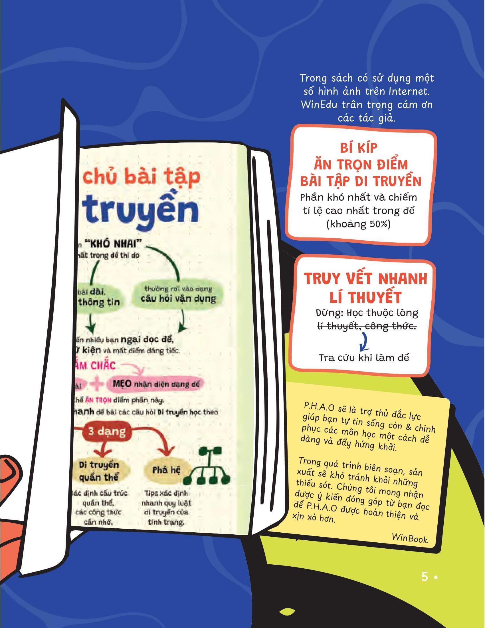 Sách - P.H.A.O - Pro Hacks For Academic Overload - Sinh Học - Ôn Luyện Thi Tốt Nghiệp THPT-ĐGNL