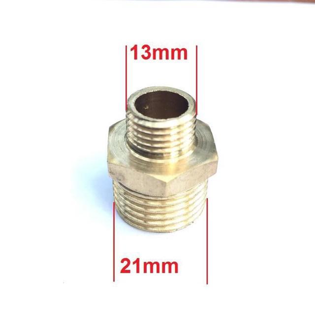 Kép đồng đầu ren ngoài 21mm-13mm