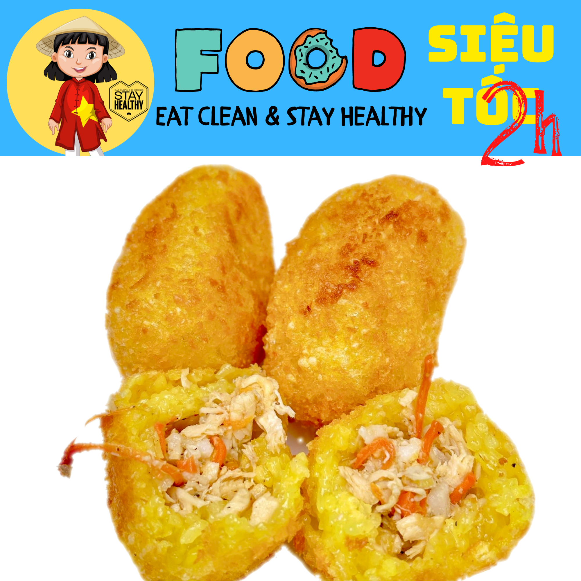 – Xôi Gà mini thượng hạng –  Khay 1kg 10 chiếc