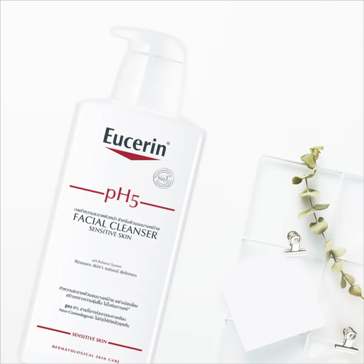 Eucerin Sữa Rửa Mặt PH5 Facial Cleanser Da Nhạy Cảm