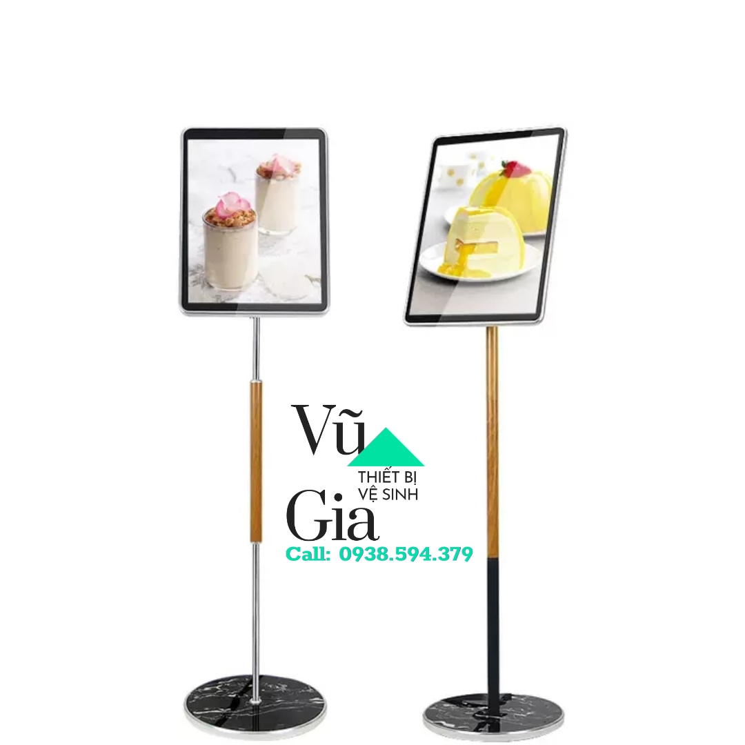Biển chỉ dẫn, giá kệ để menu khổ A3 hoặc A4