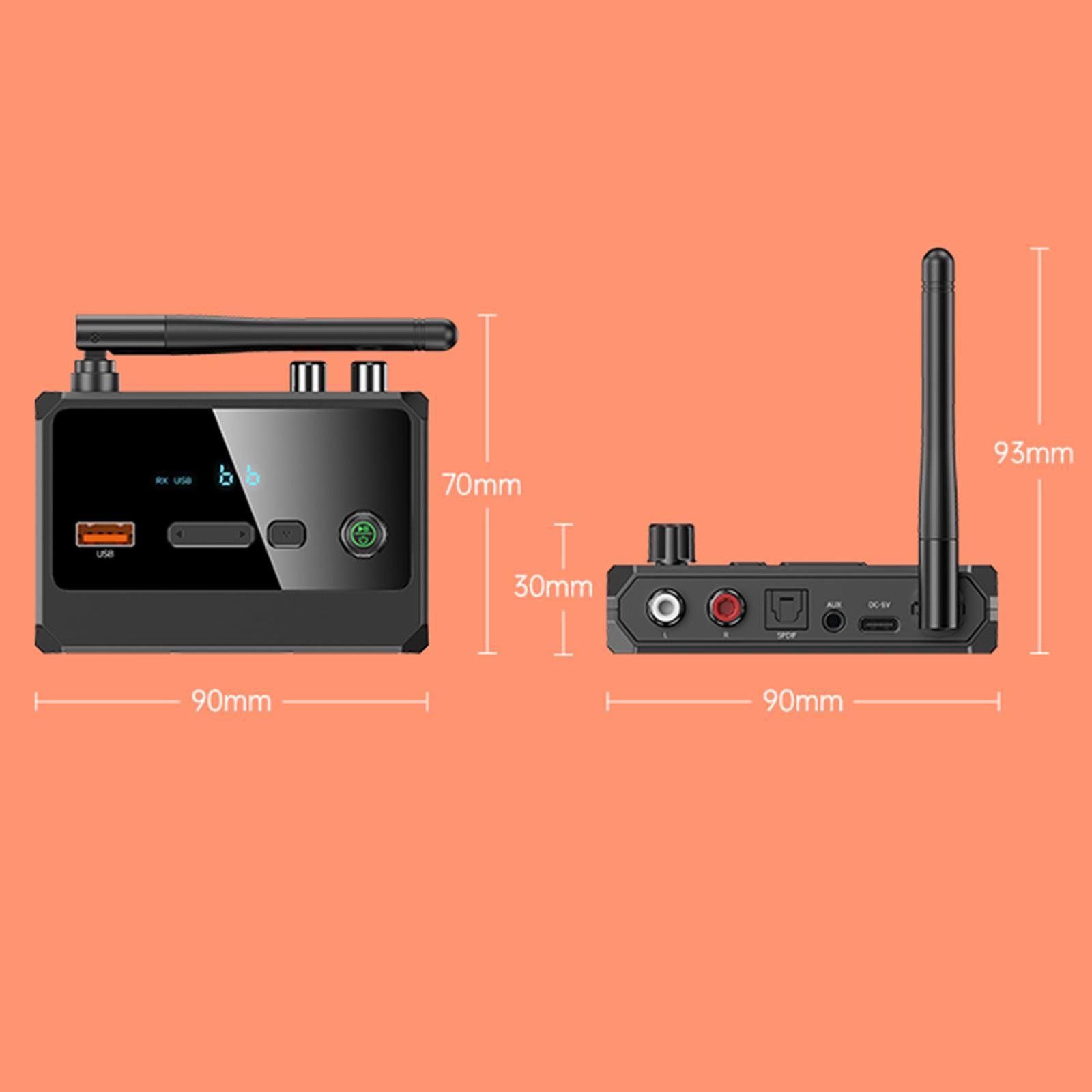 Wireless Audio Receiver Adapter HiFi Stereo Sound for Stereo System Speaker