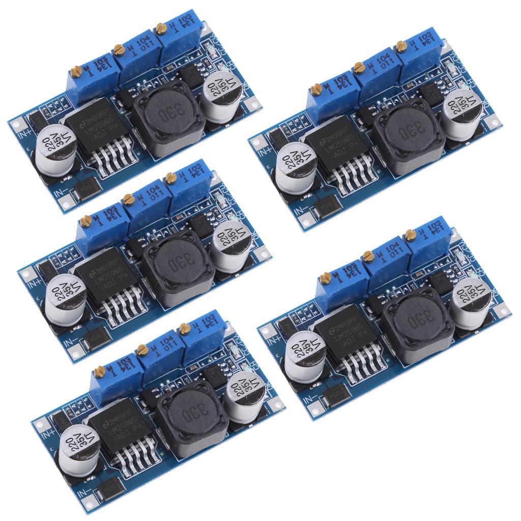 5x LM2596 Adjustable Power Supply CC-CV Module LED Regulator