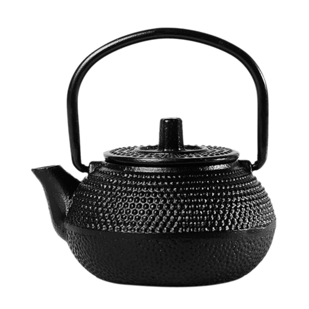 2 pieces Japanese Style Cast Iron Kettle Tetsubin Teapot Mini Tea Pot 50ml