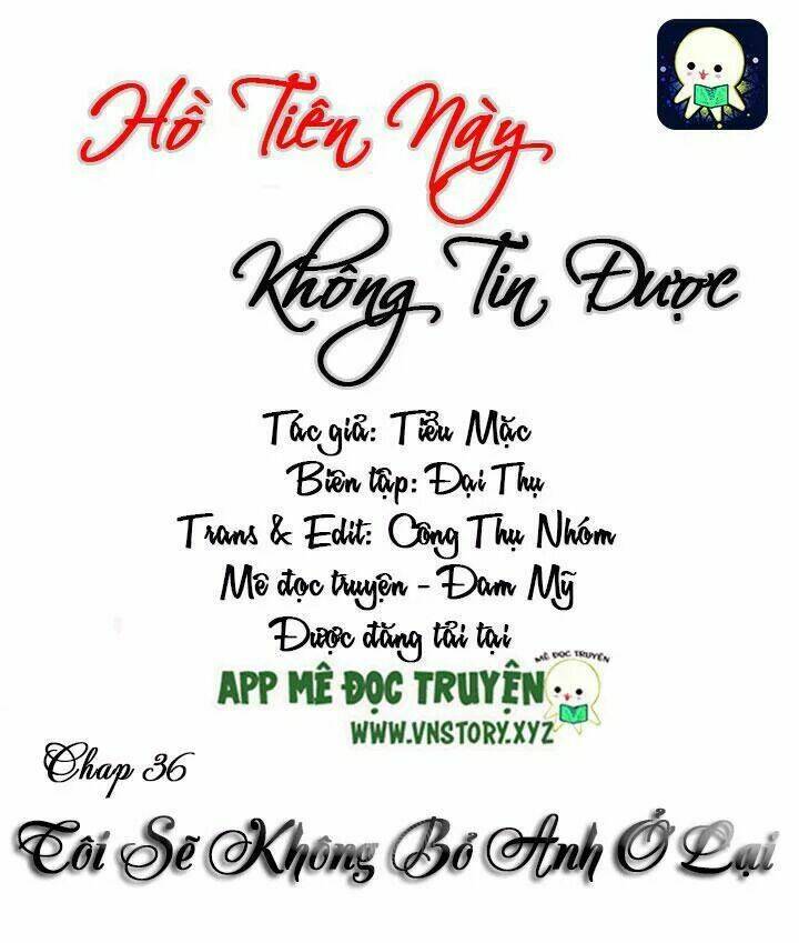 hồ tiên này không tin được chapter 36 2