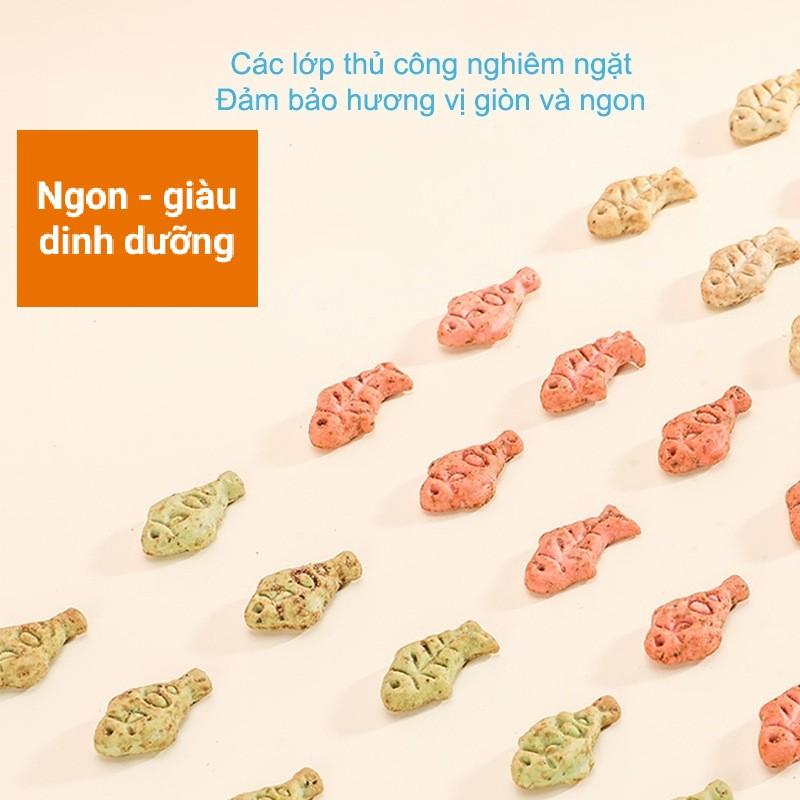 Bánh quy cho mèo - snack cho mèo - Đồ ăn nhẹ có chứa capnit cao cấp cho mèo - Sạch răng bổ mắt dưỡng lông