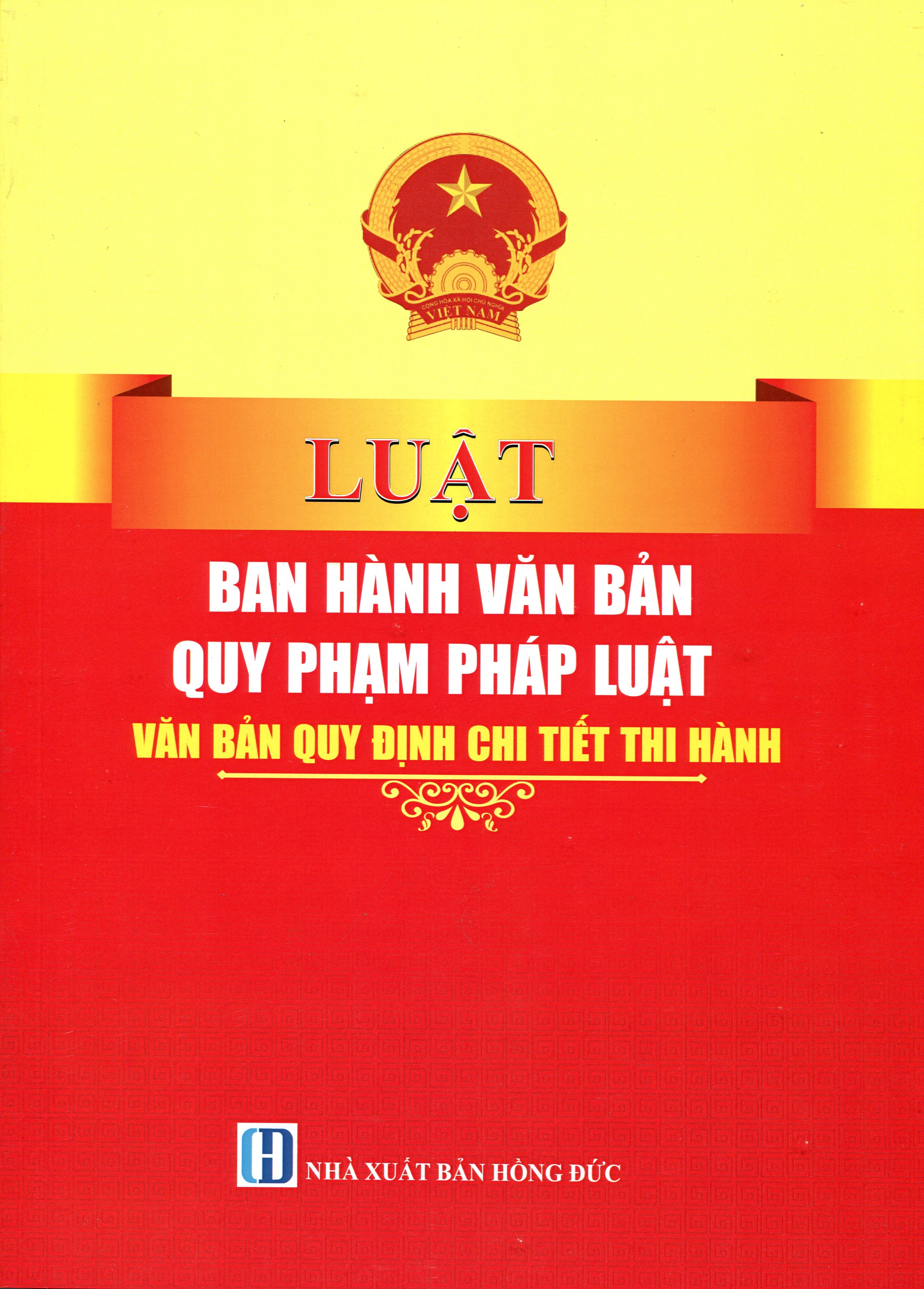 Sách Luật Ban Hành Văn Bản Quy Phạm Pháp Luật