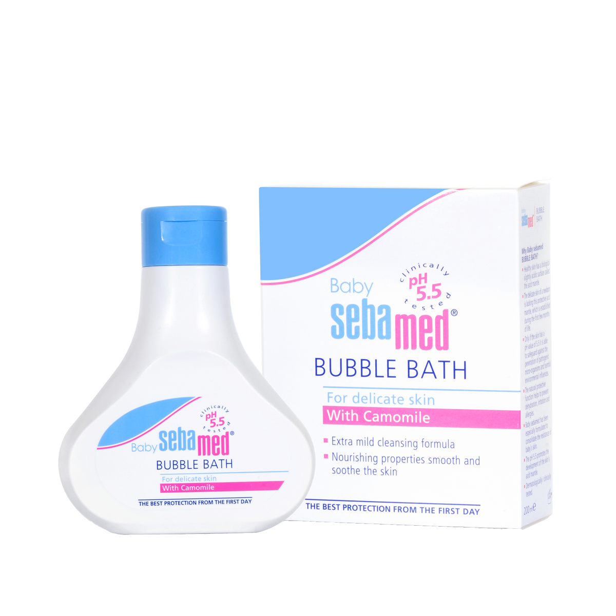 Sebamed Sữa Tắm Tạo Bọt Dịu Nhẹ Cho Bé Baby Bubble Bath 200ml