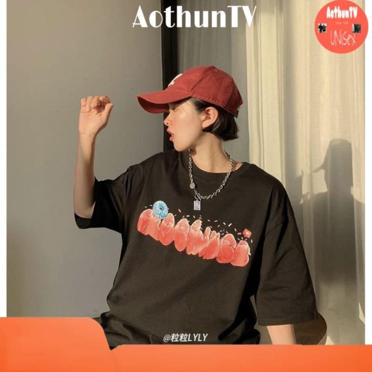 Áo thun tay lỡ, áo phông form rộng chất cotton mát mịn thấm hút mồ hôi in hình CHỮ đẹp