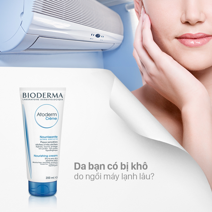 Kem dưỡng ẩm, phục hồi dành cho da khô nhạy cảm BIODERMA Atoderm Crème 200ml (Cho da khô đến da rất khô)